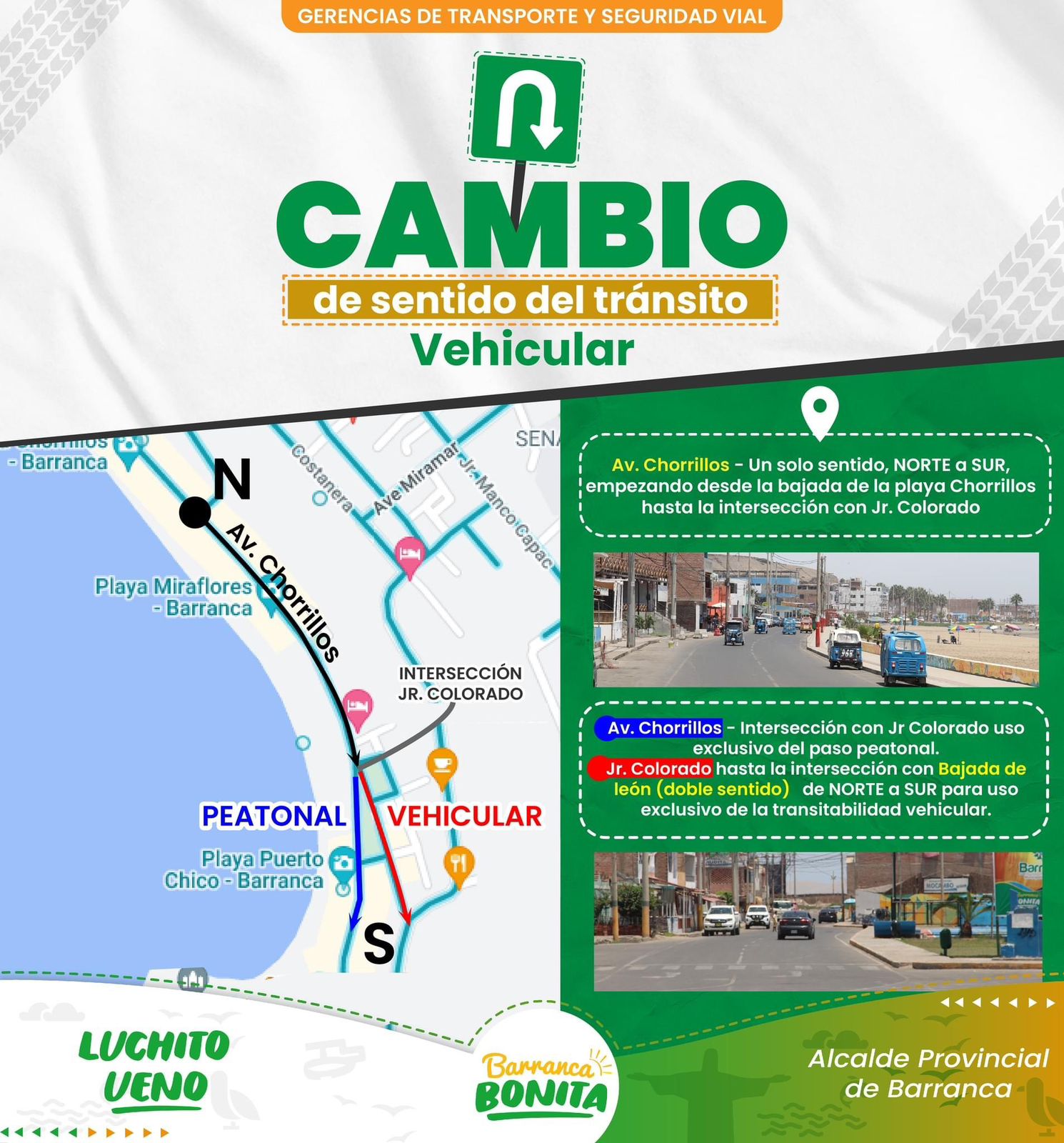 Plan Piloto de Cambio de Sentido del Trànsito Vehicular en el Circuito de Playas