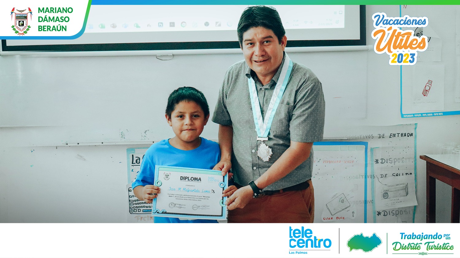 ¡Trabajando por los niños, futuros para el desarrollo de nuestro distrito…!