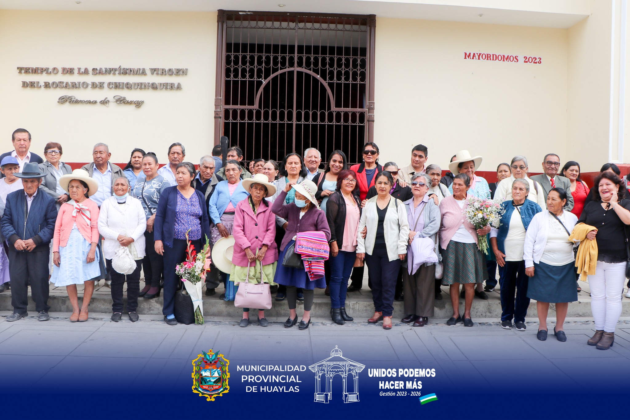 Foto del grupo de Adulto mayor de la Municipalidad Provincial de Huaylas.