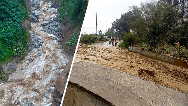Región Lima en alerta roja ante posible lluvias de extrema intensidad