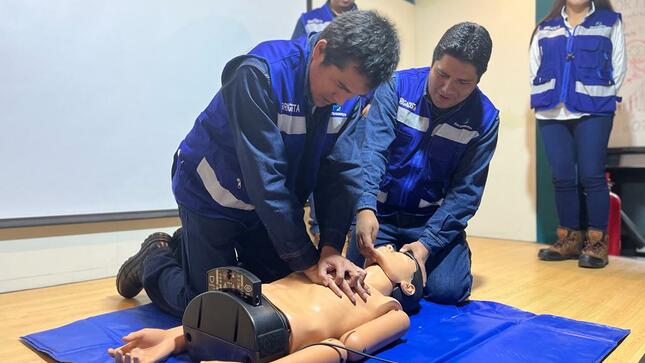 ELECTROCENTRO capacita a brigadistas en primeros auxilios y reanimación cardiovascular