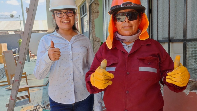Runi y Silvana trabajan en un sector antes considerado solo para hombres