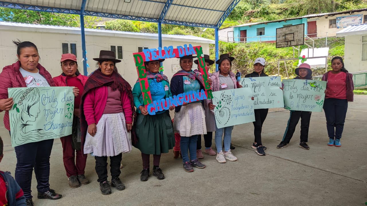Mujeres chunguinas.
