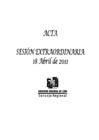 Vista preliminar de documento Acta de Sesión Extraordinaria N° 005-2011-CR/GRL