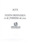 Vista preliminar de documento Acta de Sesión Ordinaria N° 002-2012-CR/GRL