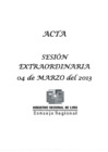 Vista preliminar de documento Acta de Sesión Extraordinaria N° 002-2013-CR/GRL