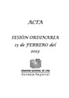 Vista preliminar de documento Acta de Sesión Ordinaria N° 001-2013-CR/GRL