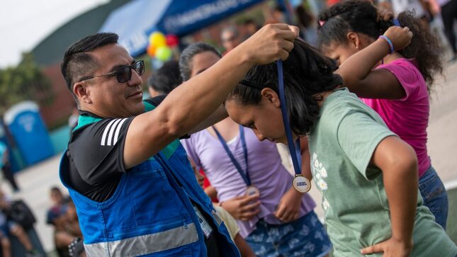 Se realizó la clausura escuelas deportivas palomino 2023 en el Centro Deportivo Tungasuca.