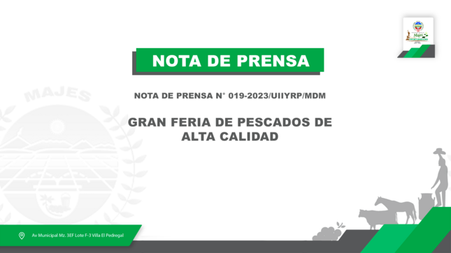 GRAN FERIA DE PESCADOS DE ALTA CALIDAD
