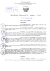 Vista preliminar de documento Resolución Directoral. Nº 0627 - 2023 