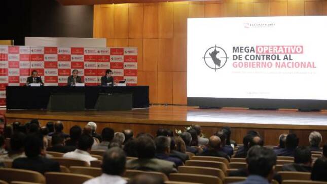 Contraloría supervisará más de S/ 58 mil millones durante Megaoperativo de Control al Gobierno Nacional