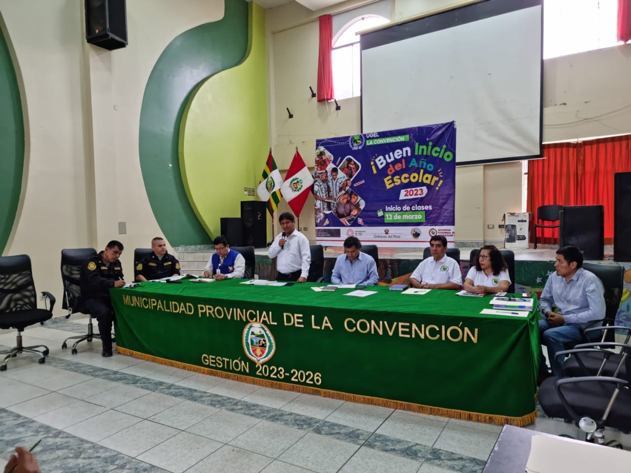 Autoridades realizan reunión de coordinación para el “Buen inicio del año escolar 2023”