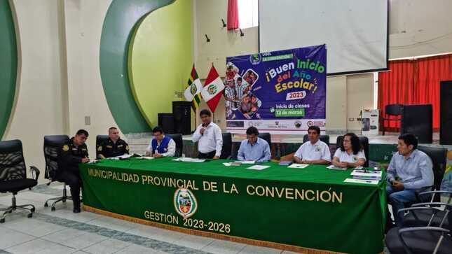 Autoridades realizan reunión de coordinación para el “Buen inicio del año escolar 2023”