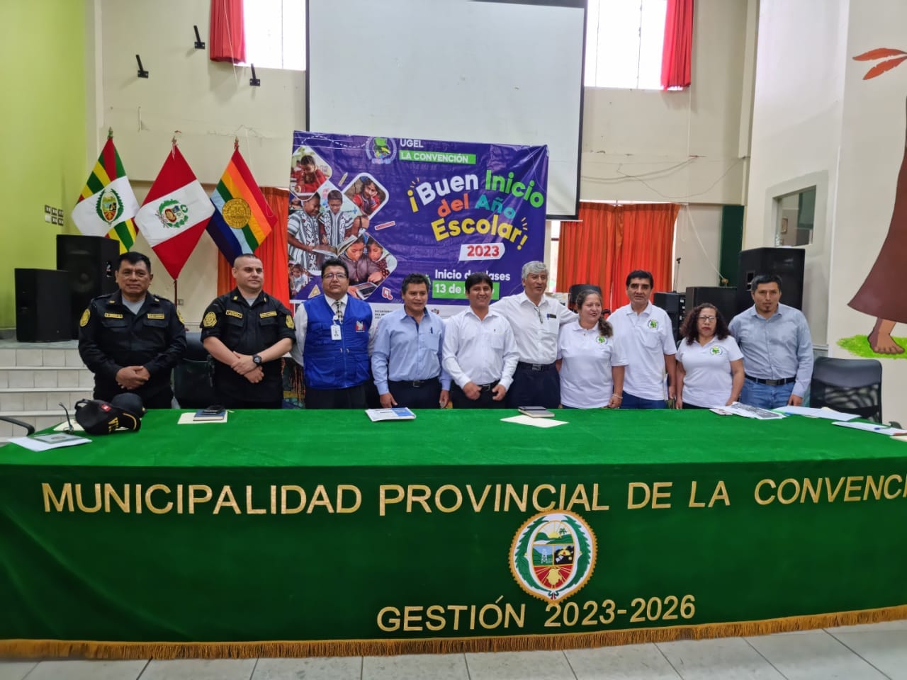 Autoridades realizan reunión de coordinación para el “Buen inicio del año escolar 2023”
