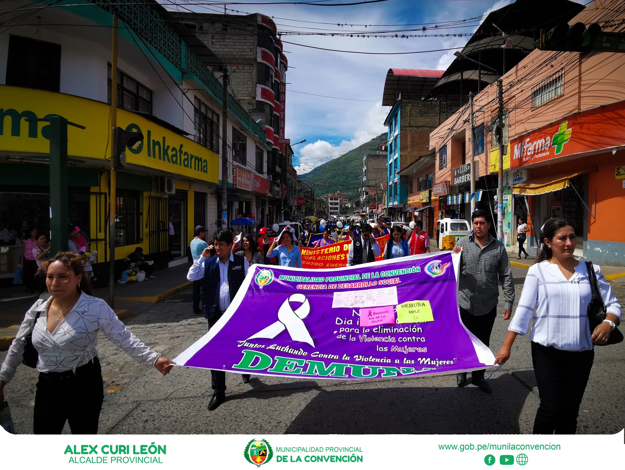 Marcha por el día Internacional de la Mujer