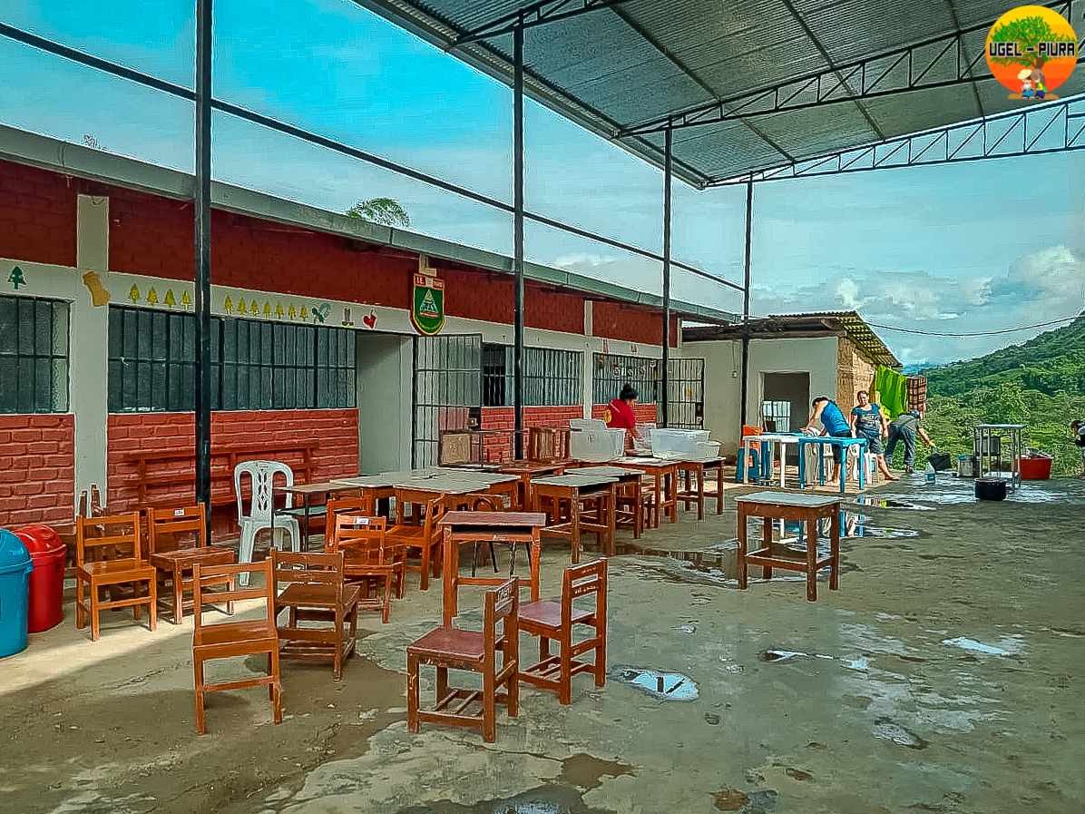 Jornada de limpieza en los colegios del distrito de Canchaque