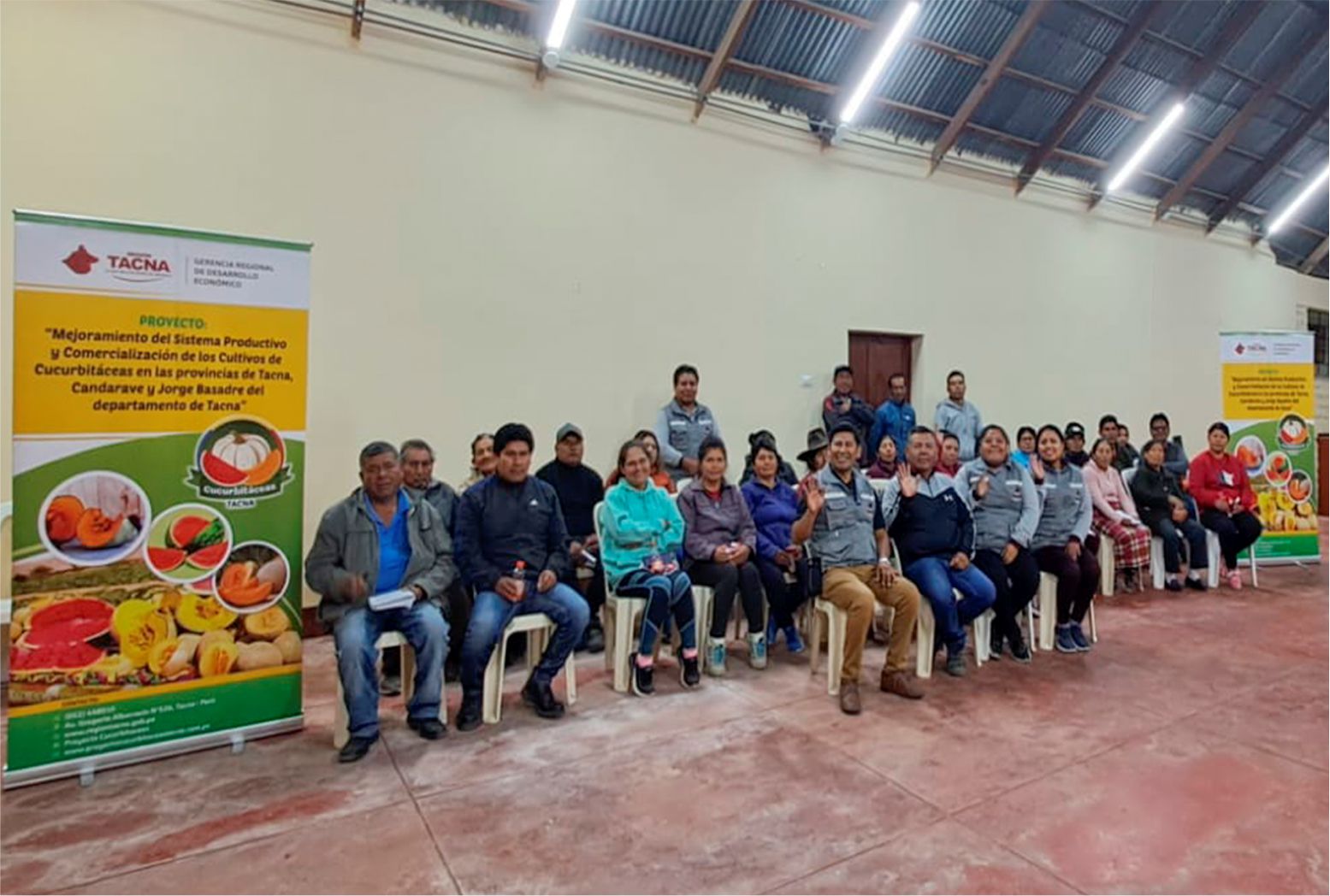 Proyecto cucurbitáceas realiza capacitaciones en Curibaya.