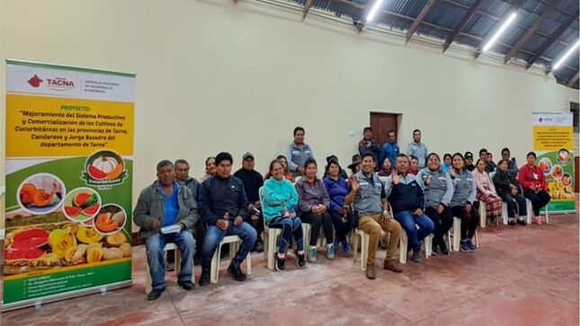 Proyecto cucurbitáceas realiza capacitaciones en Curibaya.