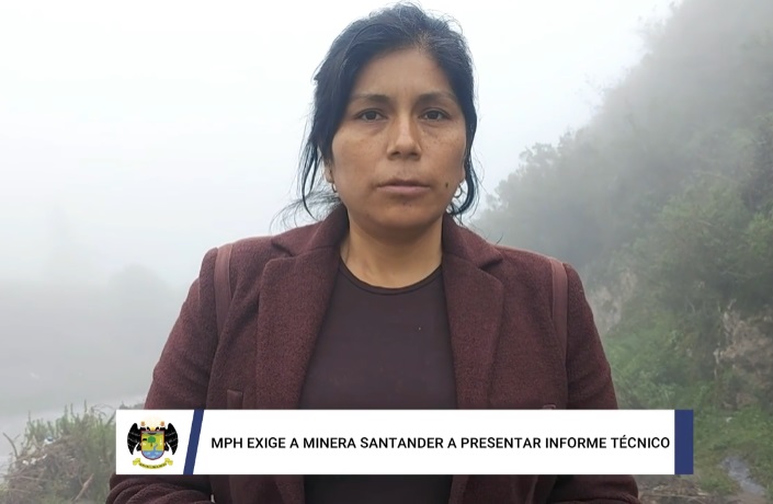 MPH exige a minera presentación de informe de acciones ante el Concejo Provincial