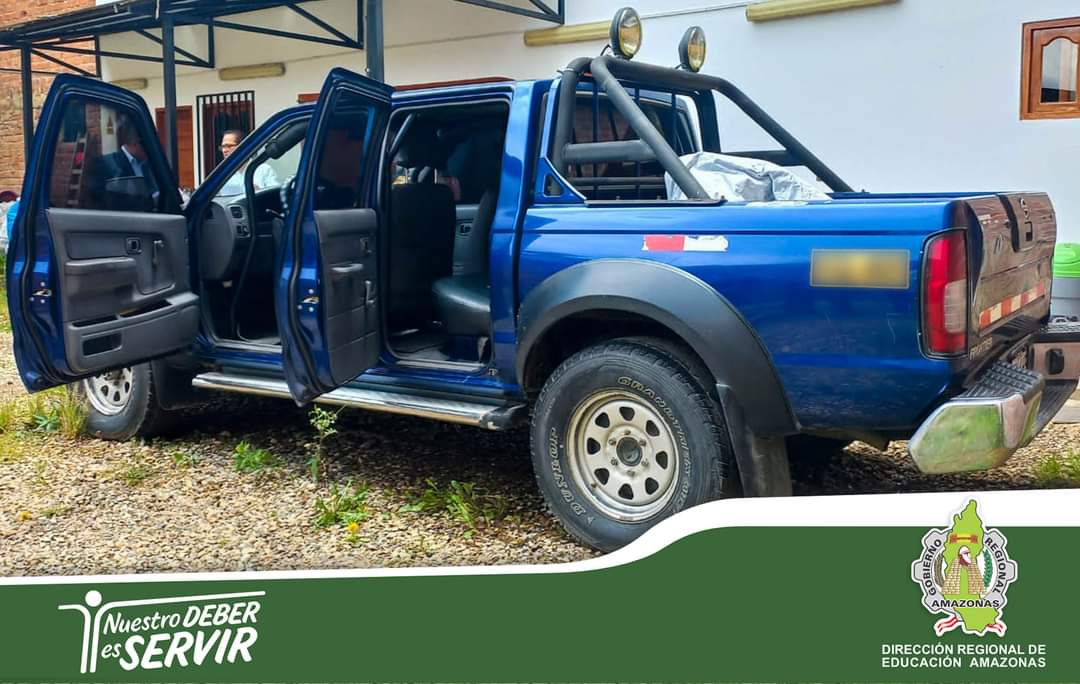 Dirección Regional de Educación de Amazonas recibe donación de una camioneta.