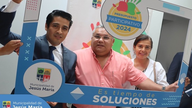 inauguración del Presupuesto Participativo y desarrollo de talleres de trabajo 2024