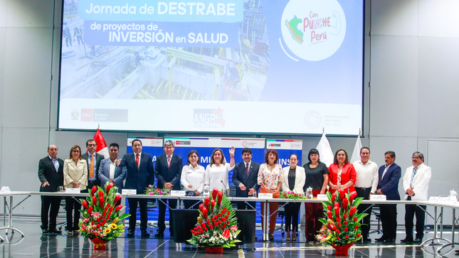 Presidenta Boluarte: Con inversión de más de s/ 3,500 millones se destrabarán proyectos paralizados en salud
