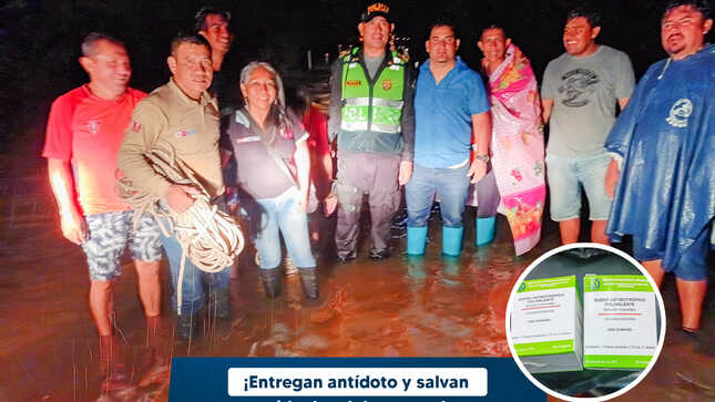 "Foto - salvan vida de adulto mayor".