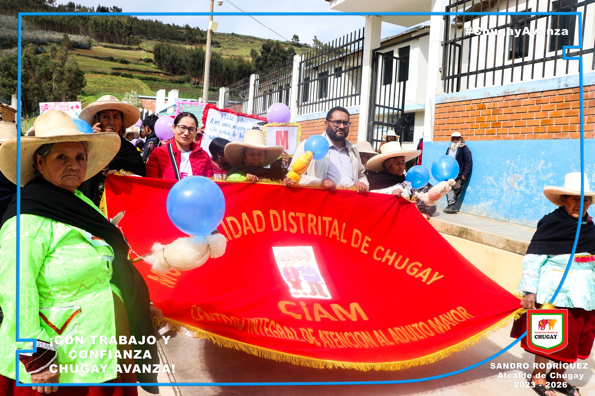 El día de hoy Miércoles 08 de Marzo se llevó a cabo la ceremonia por el día Internacional de la mujer, en el complejo deportivo de Chugay Centro.