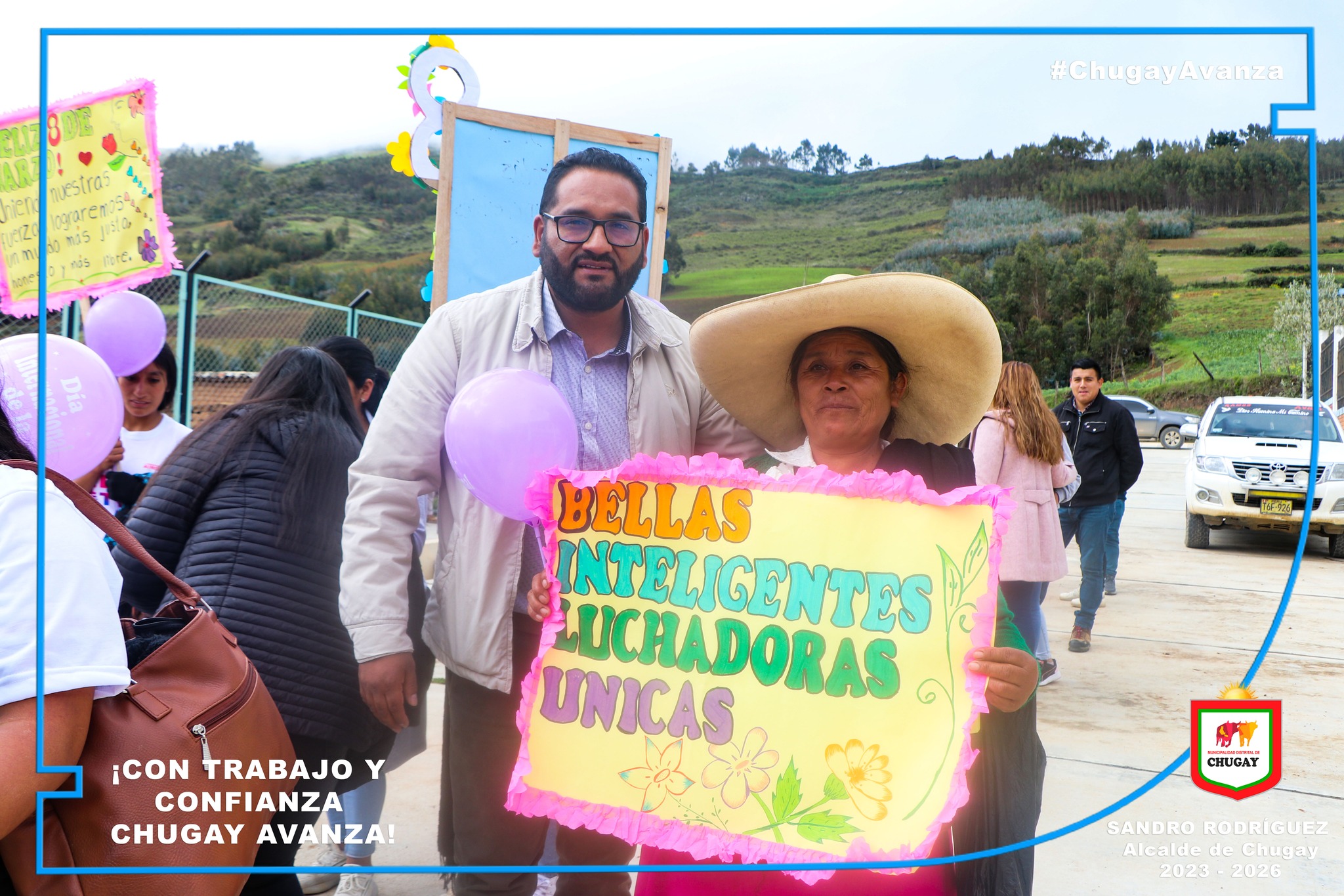 El dรญa de hoy Miรฉrcoles 08 de Marzo se llevรณ a cabo la ceremonia por el dรญa Internacional de la mujer, en el complejo deportivo de Chugay Centro.