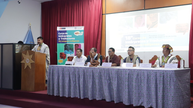 Ministerio de Ucayali: Ucayali será sede del XVIII curso de intérpretes y traductores de lenguas indígenas u originarias 

