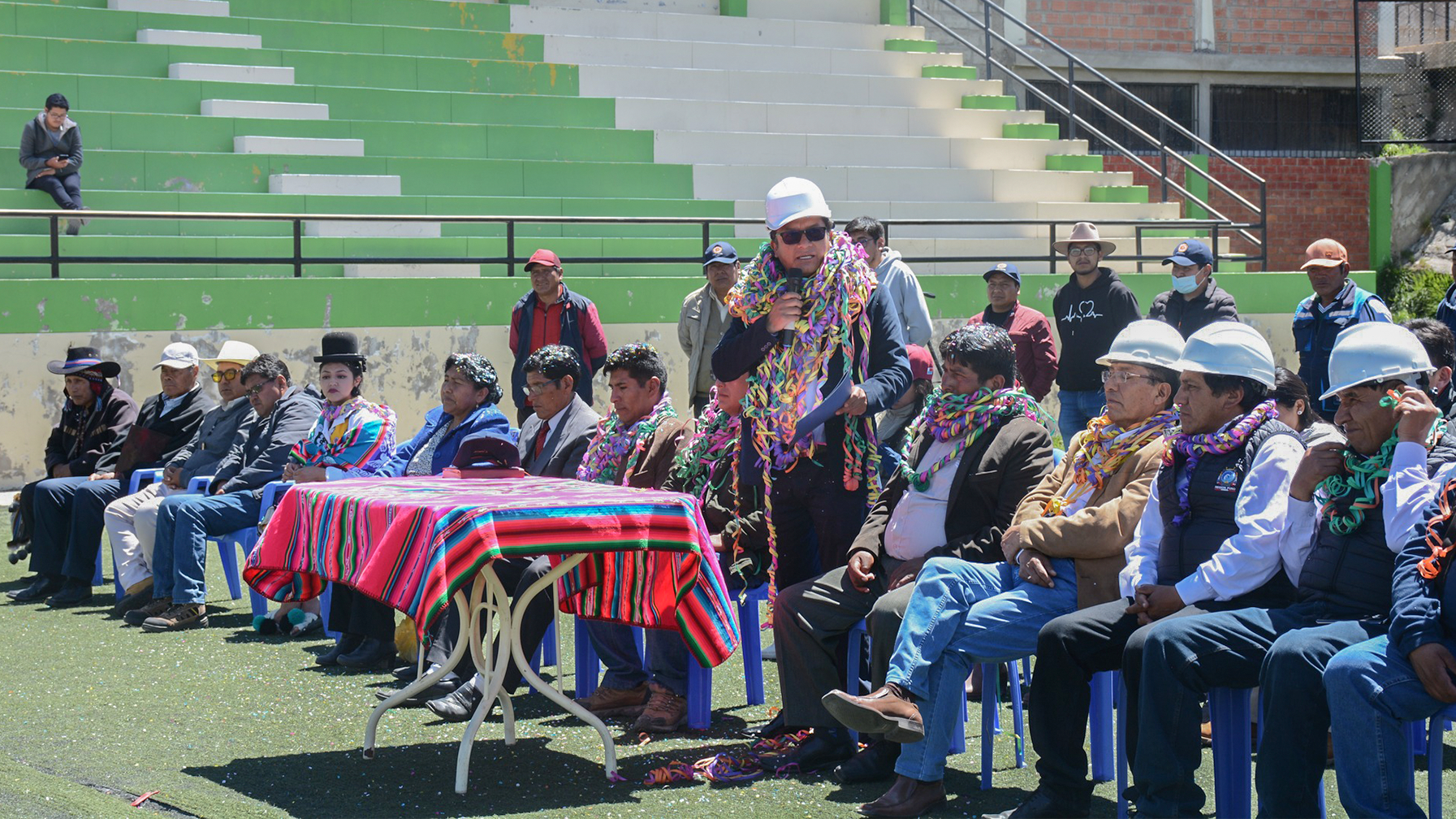 Municipalidad de Yunguyo inicia con la ejecución de dos proyectos de mantenimiento en el Barrio PACIFICO