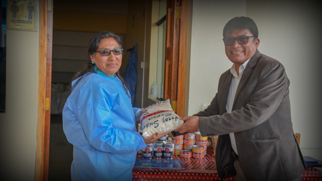 La Municipalidad Provincial de Yunguyo entrego alimentos de primera necesidad a pacientes con TBC 