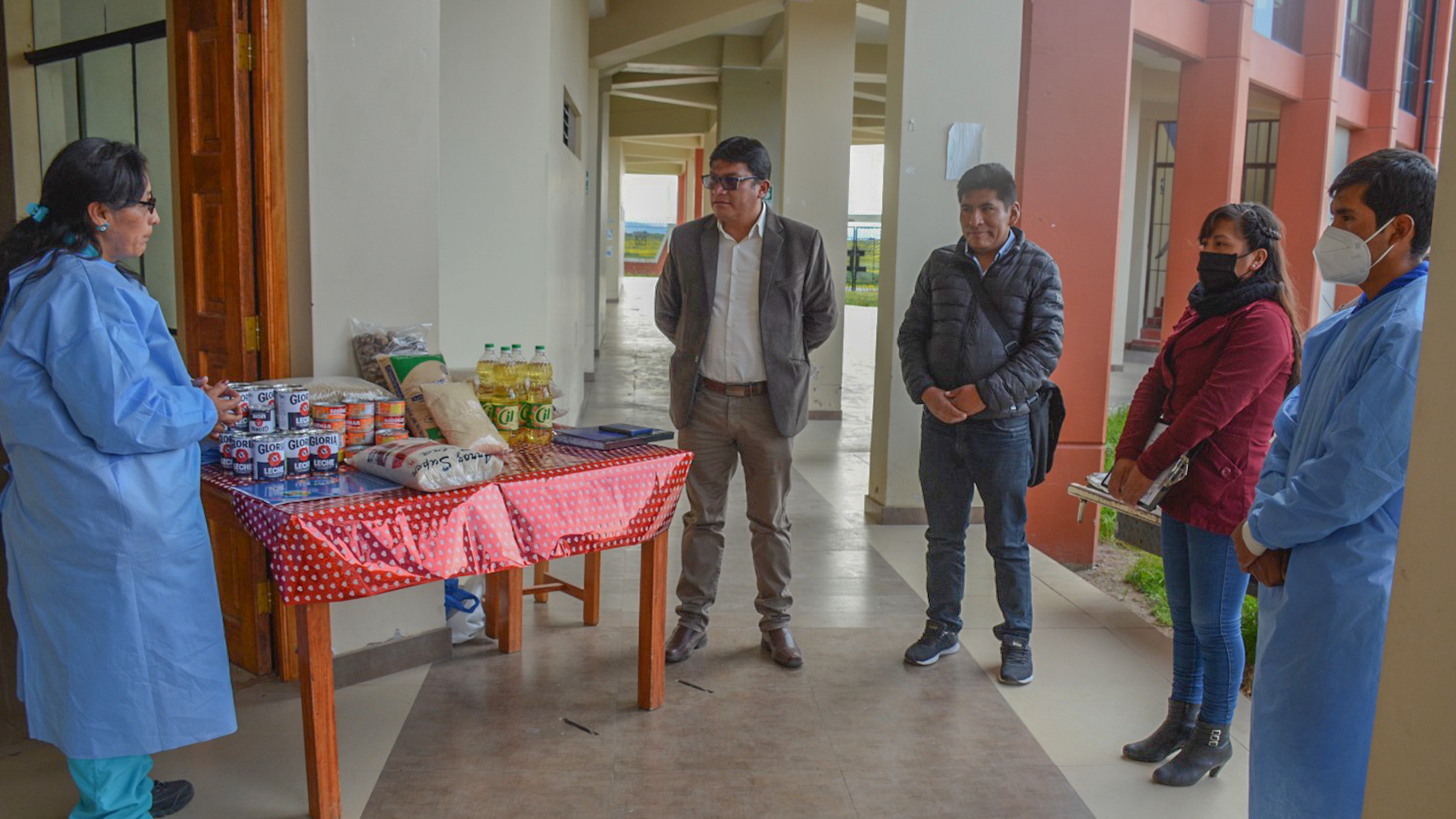 La Municipalidad Provincial de Yunguyo entrego alimentos de primera necesidad a pacientes con TBC