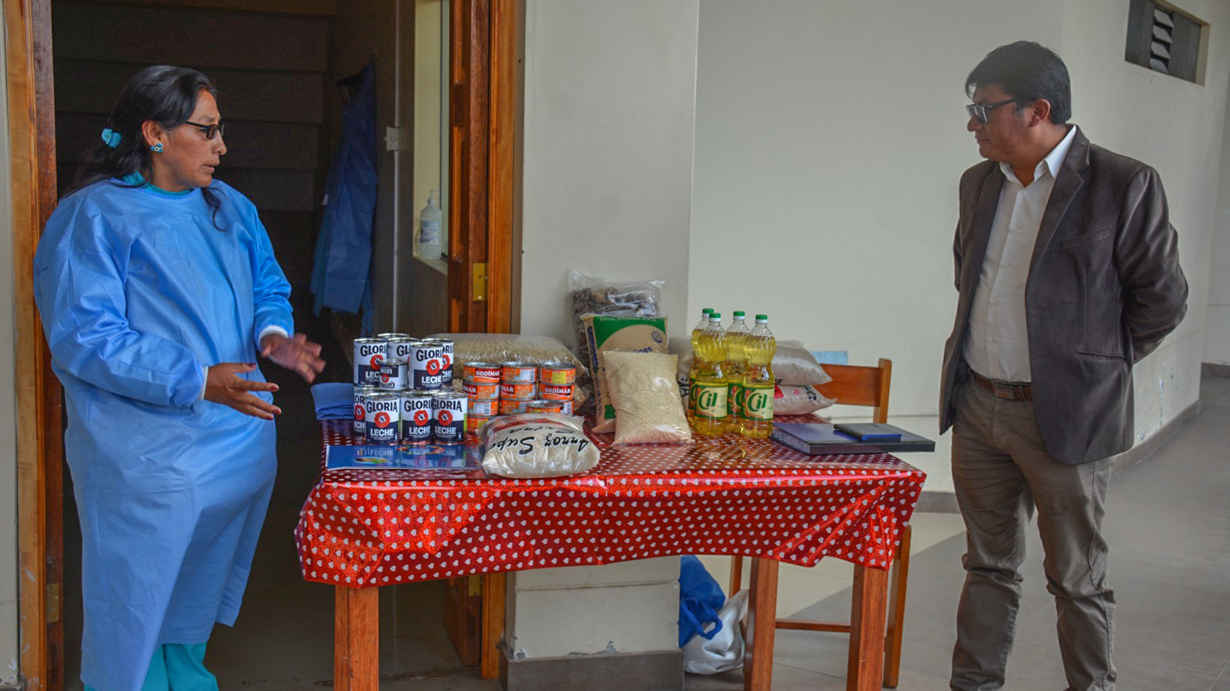 La Municipalidad Provincial de Yunguyo entrego alimentos de primera necesidad a pacientes con TBC