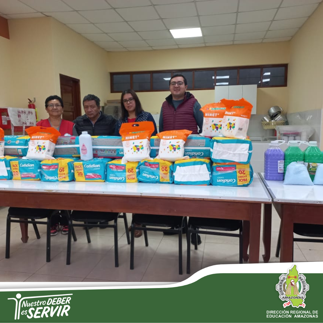 Ayuda solidaria a CEBE Mons. Octavio Ortíz Arrieta de la ciudad de Chachapoyas.