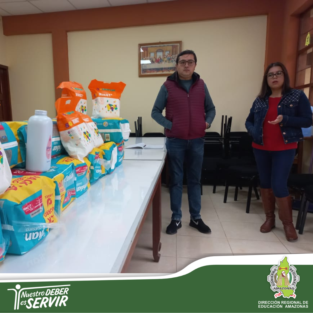 Ayuda solidaria a CEBE Mons. Octavio Ortíz Arrieta de la ciudad de Chachapoyas.