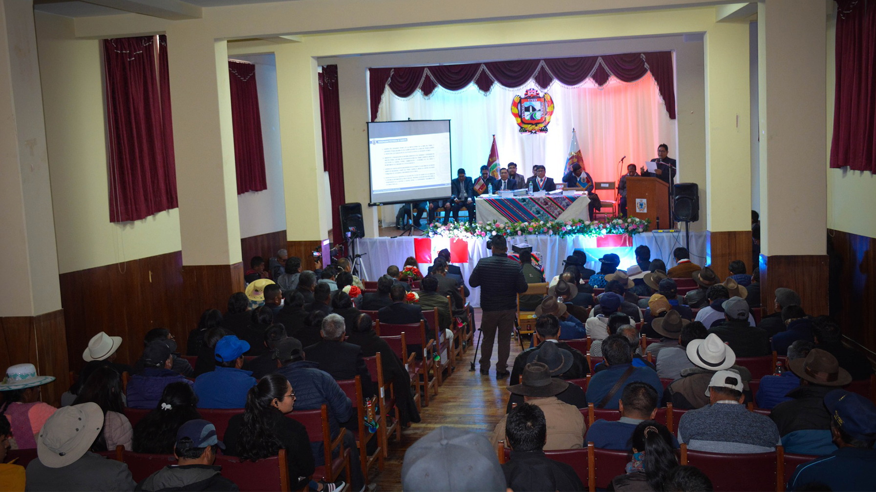 Alcalde de la Municipalidad de Yunguyo realizo el Informe de trasferencia Municipal