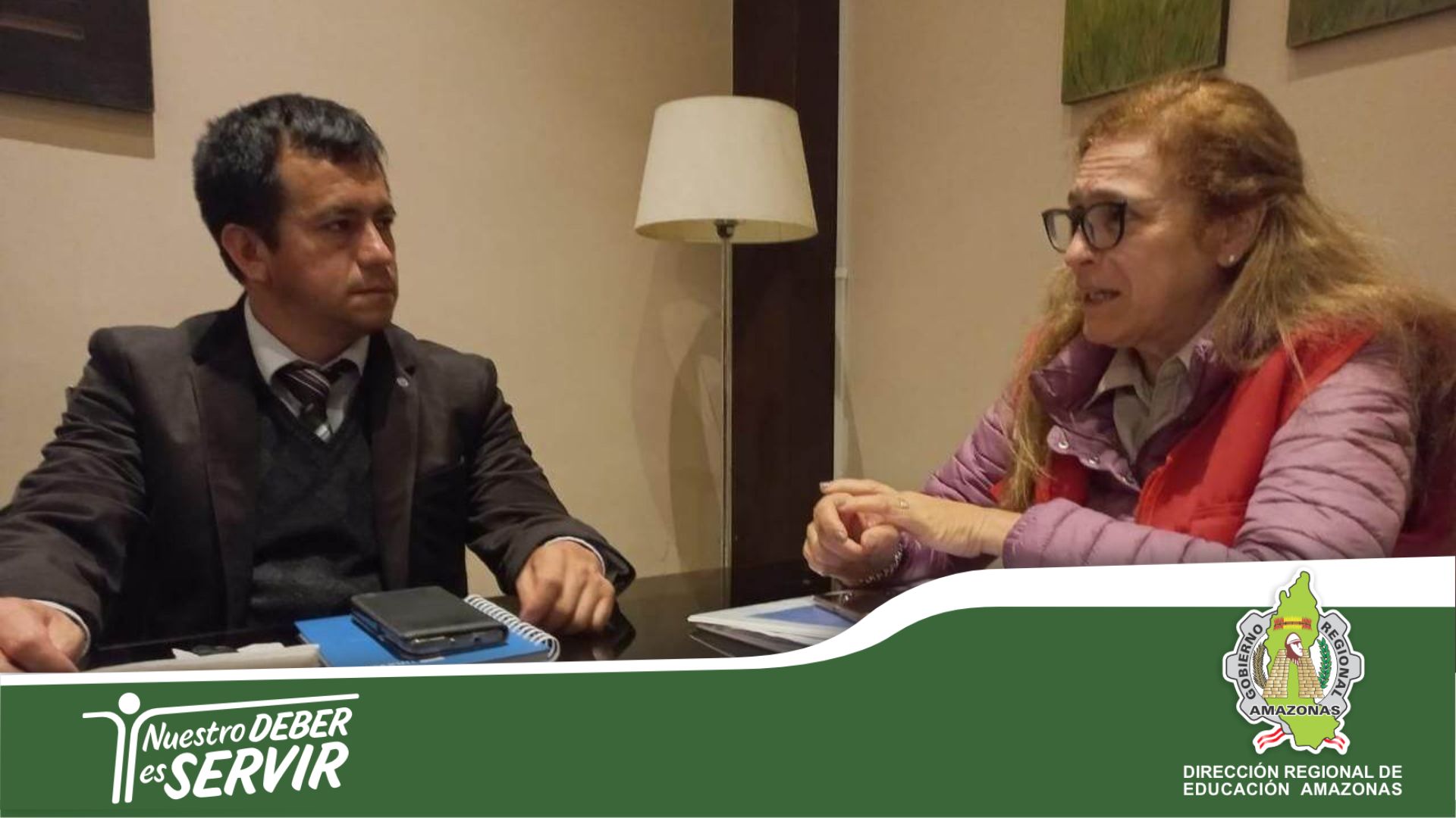 Mg. José Arista sostuvo importante reunión con la Sra. Ana Reátegui, Jefa de Asesores del MINEDU