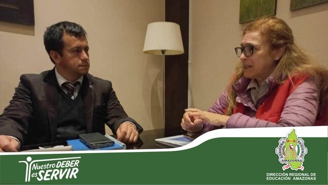 Mg. José Arista sostuvo importante reunión con la Sra. Ana Reátegui, Jefa de Asesores del MINEDU
