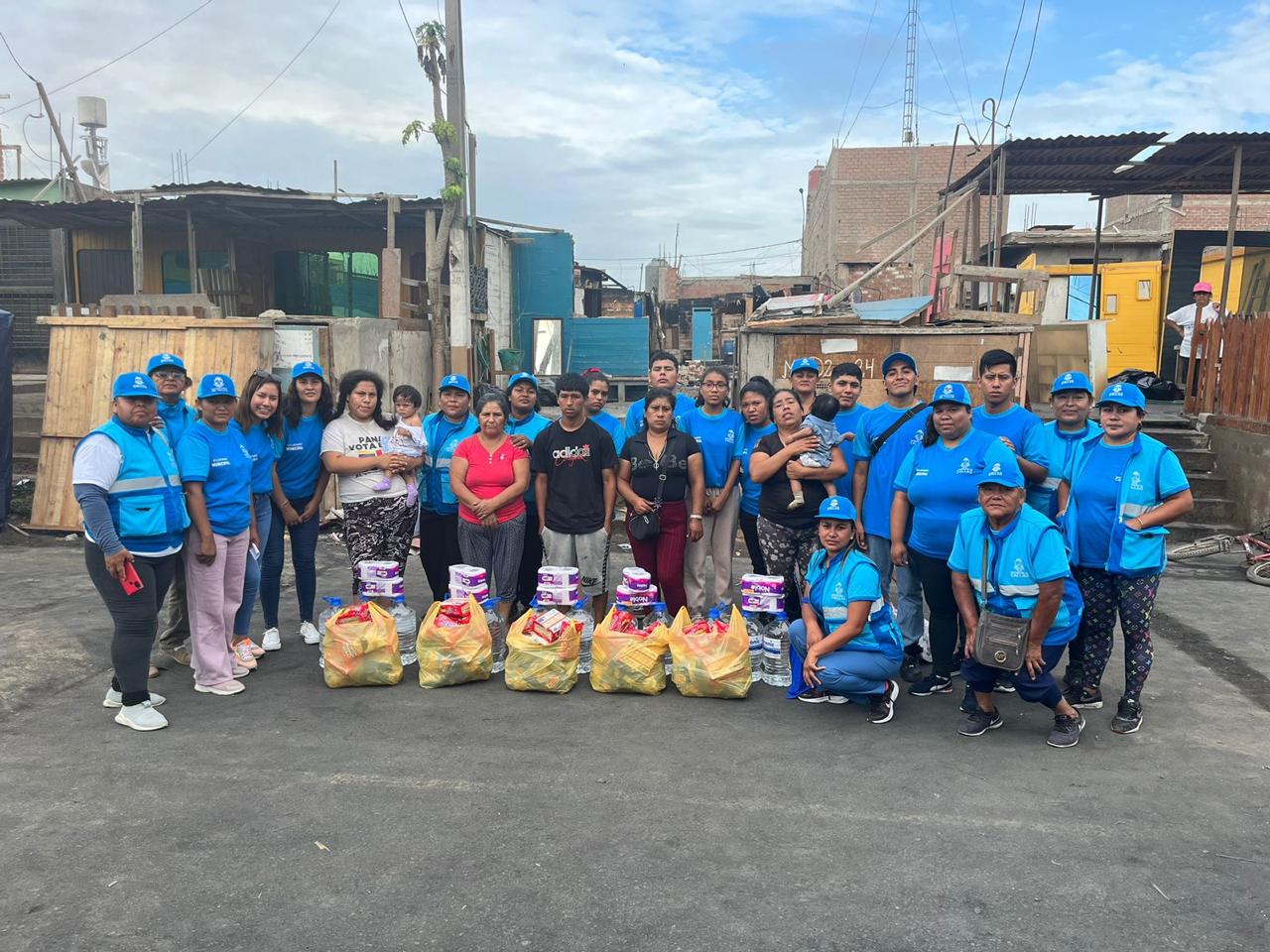Por disposición de nuestro alcalde Pedro Spadaro, llevamos ayuda humanitarias al A.H Daniel Alcides Carrión.
