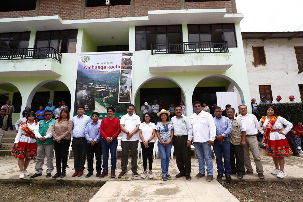 Ministra de Cultura participó en lanzamiento del programa “Yachasqa Kachun” en Atavillos Bajo