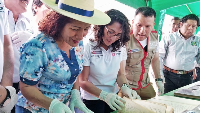 Rosa Vásquez trabajará en unión para darle sostenibilidad al rescate del patrimonio documental