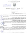 Vista preliminar de documento Resolución Directoral. Nº 0718