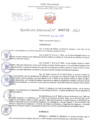 Vista preliminar de documento Resolución Directoral. Nº 0732 