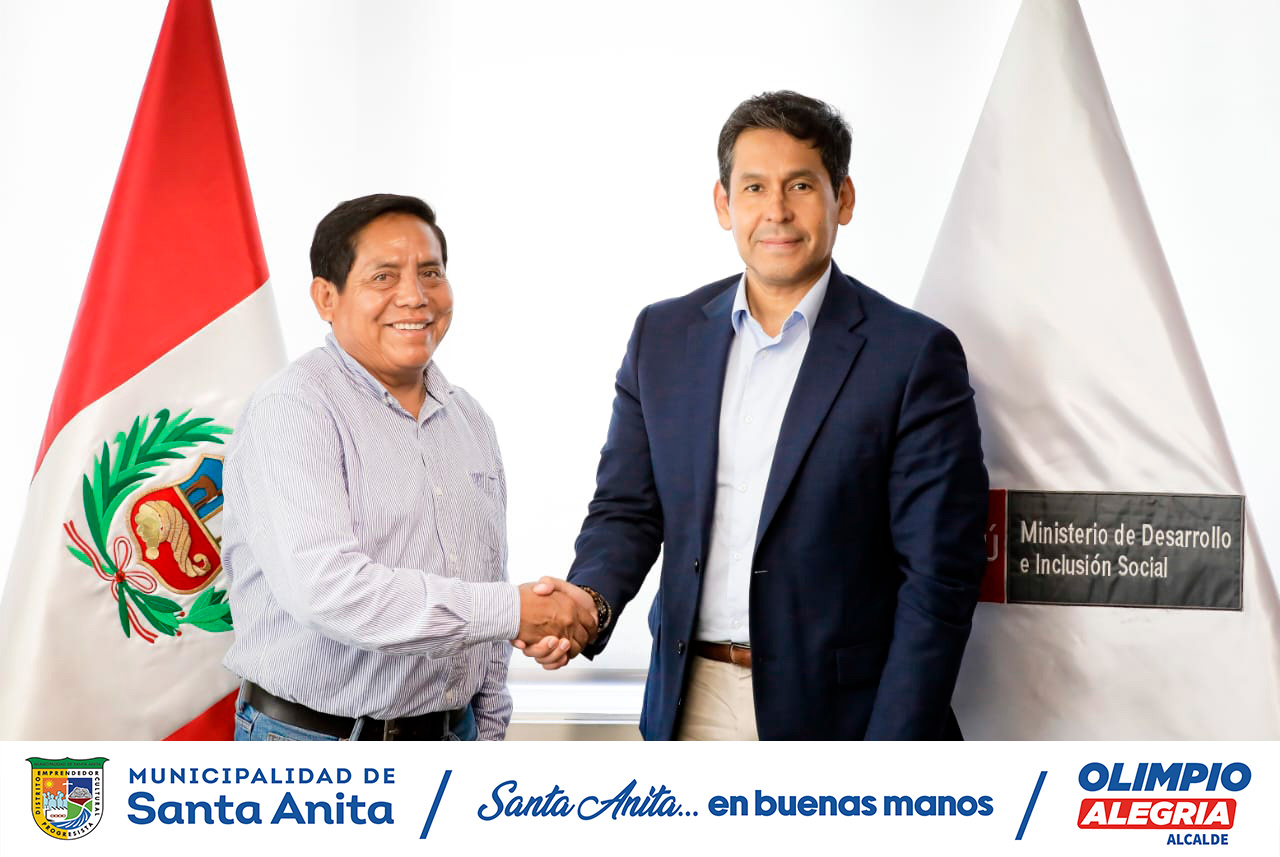 Nuestro alcalde Olimpio Alegría, sostuvo una reunión de trabajo con el Ministro de Desarrollo e Inclusión Social, Julio Javier Demartini Montes, donde se tocaron temas de impulsar los programas sociales en beneficio de todos nuestros vecinos santanitenses.
#OLIMPIOALEGRIA
#SantaAnitaenbuenasmanos