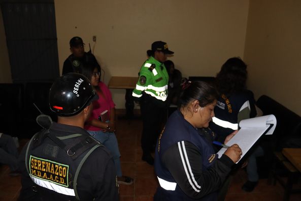 Fiscalización realiza operativo a bares clandestinos