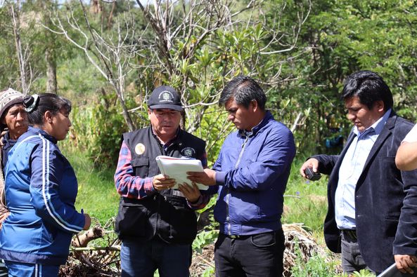 Reunión con los vecinos del Valle Huatatas