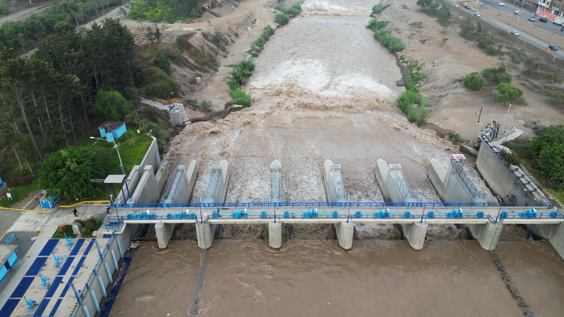 Imagen de la bocatoma La Atarjea