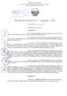 Vista preliminar de documento Resolución Directoral. Nº 0826 