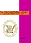 Vista preliminar de documento Plan Operativo Institucional (POI) Anual 2021 del AGN